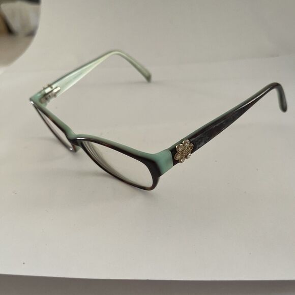 Bulova Eyeglasses Eautorini Designer Frames Only Brown 51-16-135 - Picture 3 of 6